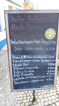 Castro à Castro Verde menu