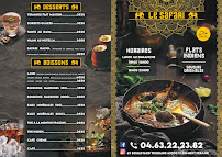 Menu / carte de LE SAFARI CLERMONT FERRAND à Clermont-Ferrand