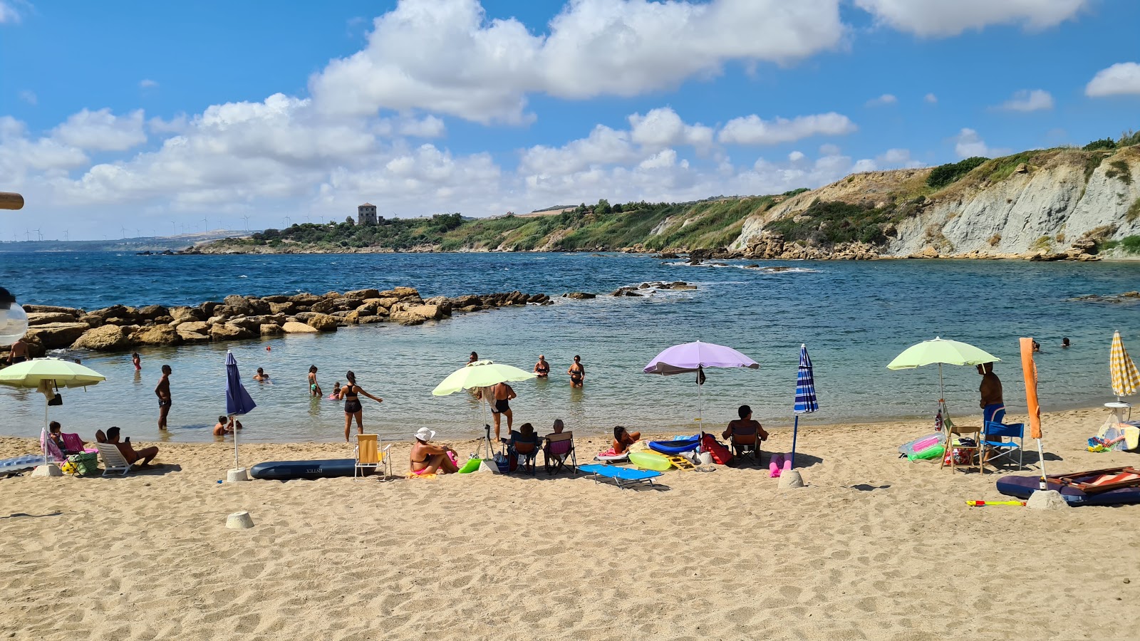 Foto de Baia dei Greci com pequena baía