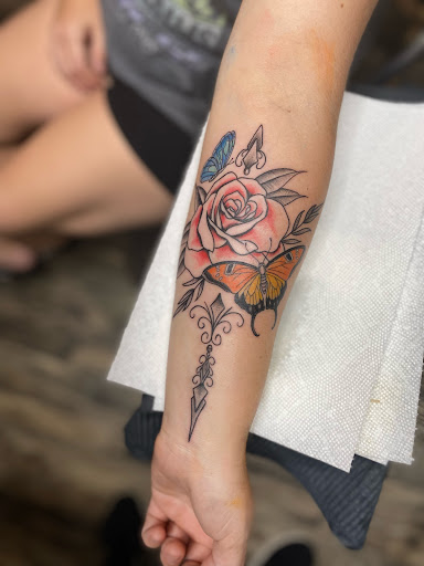 Explore excalibur tattoo ideas, creative tattoo ideas in Charleston, available at The Edge Tattoo Studio