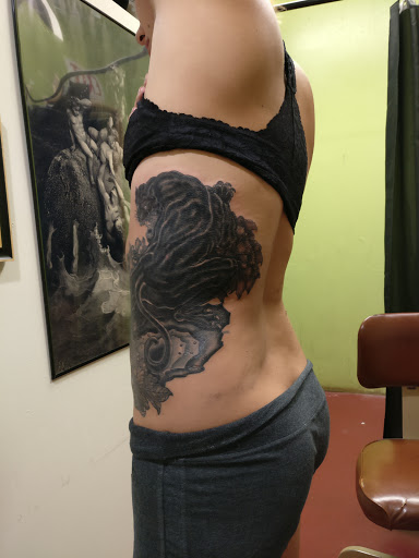 Explore dark tattoos ideas, creative tattoo ideas in Bellingham, available at Chameleon Ink Tattoo & Body Piercing