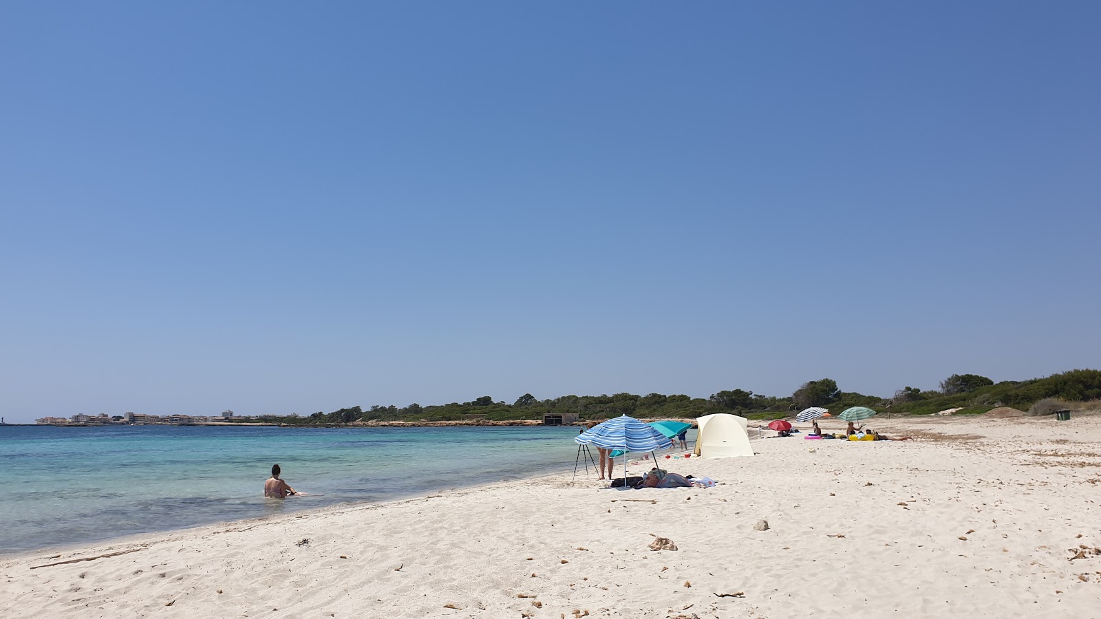 Playa De Sa Roquetas'in fotoğrafı kirli temizlik seviyesi ile