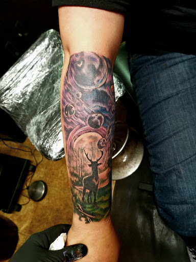 Explore english tattoo ideas, creative tattoo ideas in Conway, available at Primal Urge Tattoos