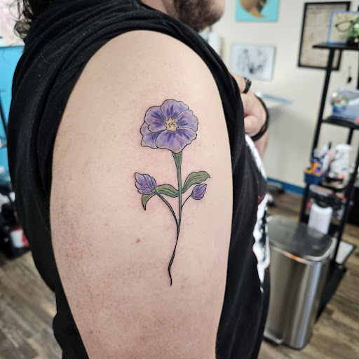 Explore leg piece tattoo ideas, creative tattoo ideas in Traverse City, available at Pinups & Needles