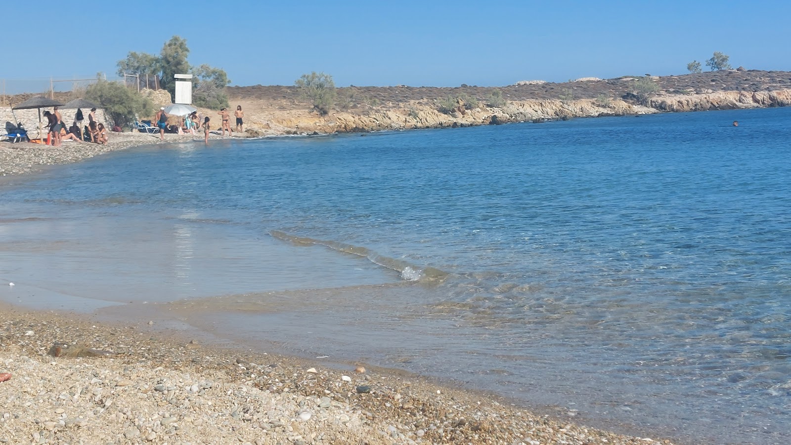 Foto di Paralia Santorinii e l'insediamento