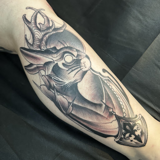 Explore switzerland tattoo ideas, creative tattoo ideas in Buffalo, available at True Gloom Tattoo Studio
