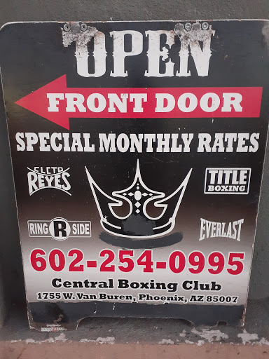Boxing Gym «Central Boxing Gym», reviews and photos, 1755 W Van Buren St, Phoenix, AZ 85007, USA