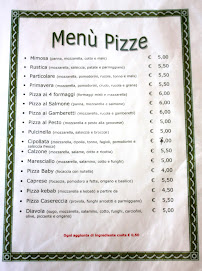 Carte du Pizzeria La Lanterna da Michele à Casal di Principe