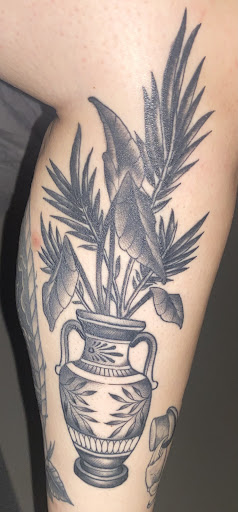 Explore arm sleeve tattoo ideas for men, creative tattoo ideas in Plymouth, available at My Little Needle Tattoos