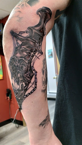 Explore sun and moon tattoo ideas, creative tattoo ideas in Brodhead, available at Sinnin Skinn InkWorks