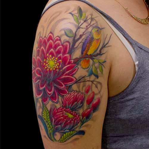 Explore 40th birthday tattoo ideas, creative tattoo ideas in Huntington Beach, available at Mechanical Concept Tattoo