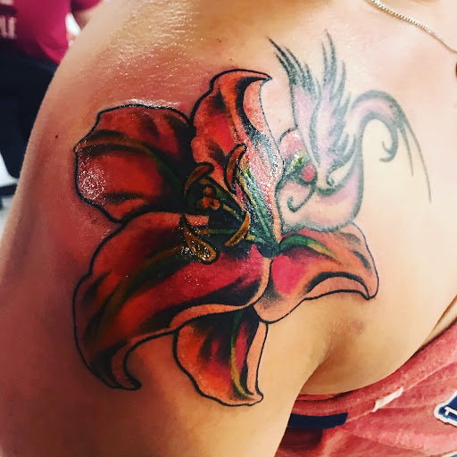 Explore tribal cross tattoo ideas, creative tattoo ideas in Shreveport, available at The Body Electric