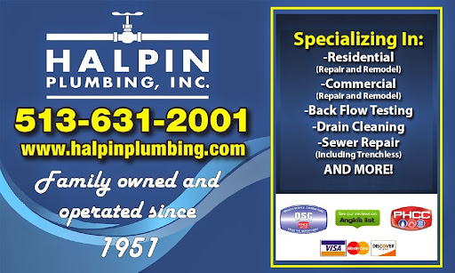 Plumber «Halpin Plumbing Inc», reviews and photos, 5177 Fishwick Dr, Cincinnati, OH 45216, USA