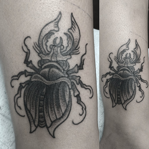 Explore memorial dog tattoo ideas, creative tattoo ideas in Fort Myers, available at HOWL Tattoo & Piercing