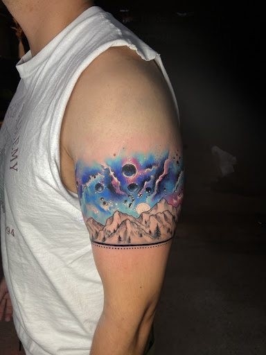 Explore horror tattoos ideas, creative tattoo ideas in Berkeley, available at Cleopatra INK Tattoo & Piercing Berkeley Studio