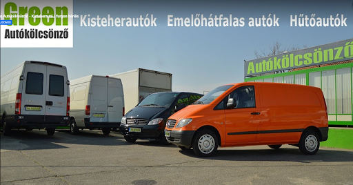 Green Autókölcsönző - Kisteherautó / furgon bérlés