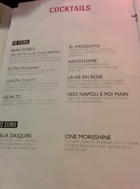 Spirito à Rome menu