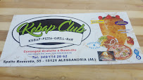 Carte du Kebap Club à Alessandria