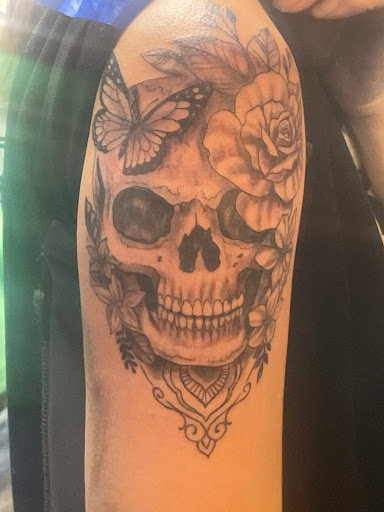 Explore texas flag tattoo ideas, creative tattoo ideas in Linn Creek, available at Hillard Skillard Tattoos, LLC.