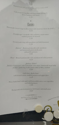 Speisehaus Berlin à Berlin menu