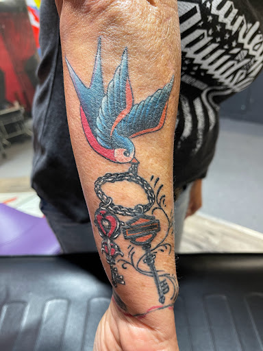 Explore men's face tattoo ideas, creative tattoo ideas in Gladewater, available at Hillies Appointment Only