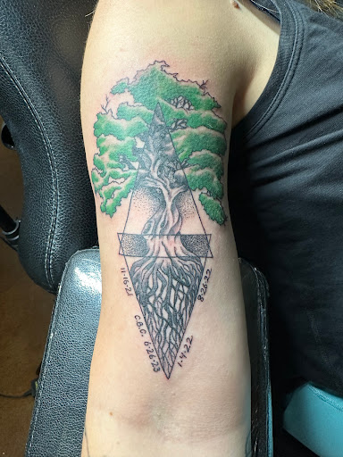 Explore tattoo ideas mother and son, creative tattoo ideas in Albuquerque, available at Archetype Tattoo Studio