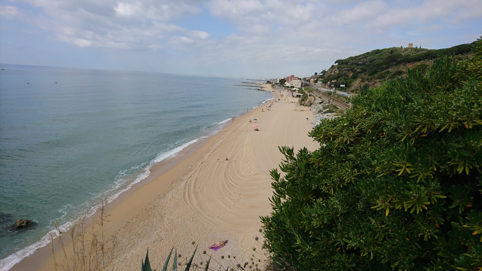 Foto af Platja de La Musclera med turkis vand overflade