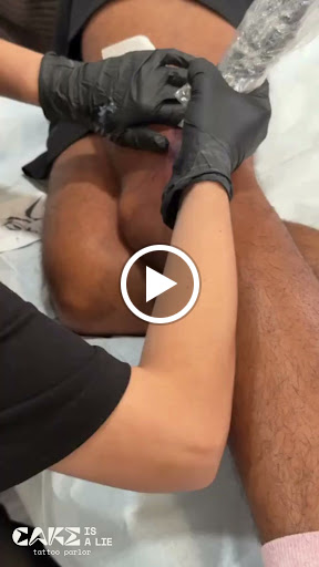 Explore travel tattoo ideas, creative tattoo ideas in Brooklyn, available at Cake Is a Lie Tattoo Parlor