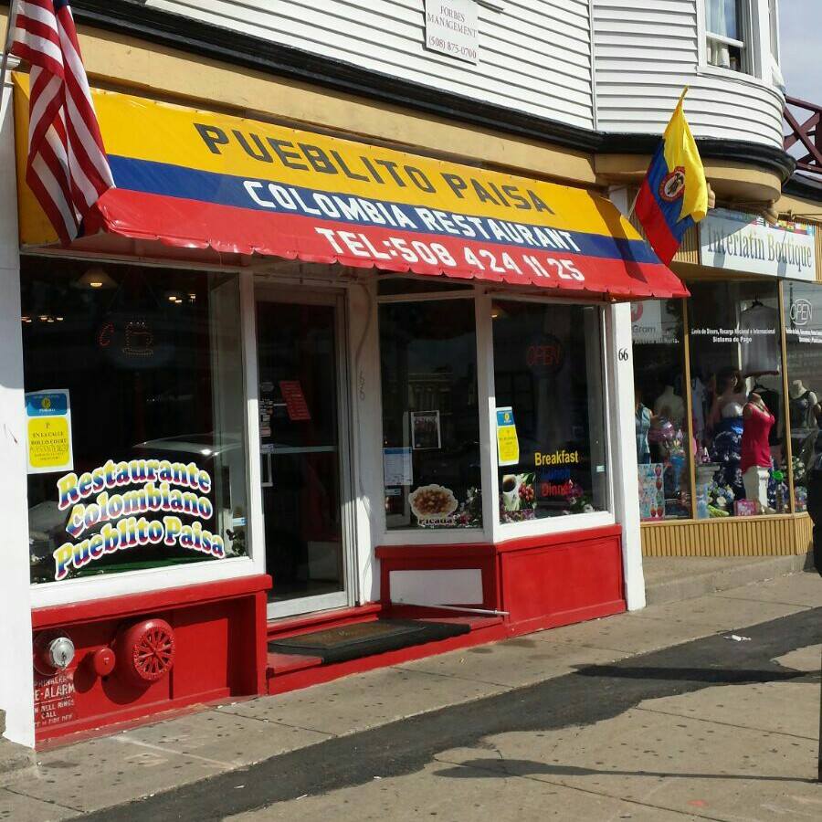 Pueblito Paisa Colombia Restaurant Framingham, MA 01702 Menu