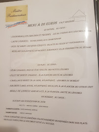 Menu du Restaurant le 5 à Saint-Christol-lès-Alès