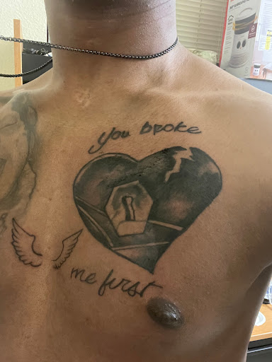 Explore shin tattoo ideas male, creative tattoo ideas in Junction City, available at Junction City Tattoo