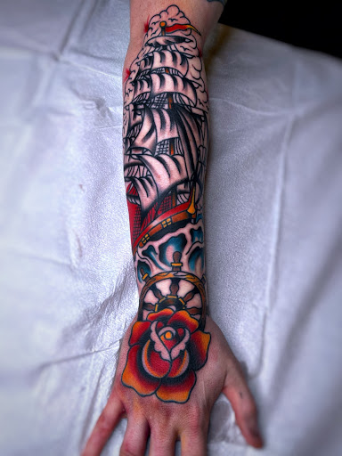 Explore crazy tattoo ideas, creative tattoo ideas in Johnson City, available at Gold Cross Tattoo Co.