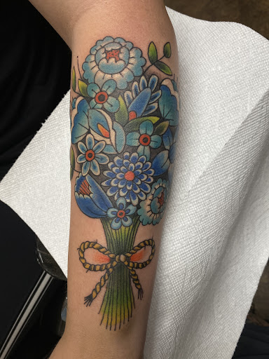 Explore memorial tattoo ideas for grandpa, creative tattoo ideas in Tacoma, available at Tsunami Tattoo