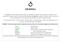 Carte du Okawali Charpennes à Lyon
