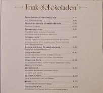 Restaurant Conditorei-Café Schafheutle à Heidelberg (le menu)