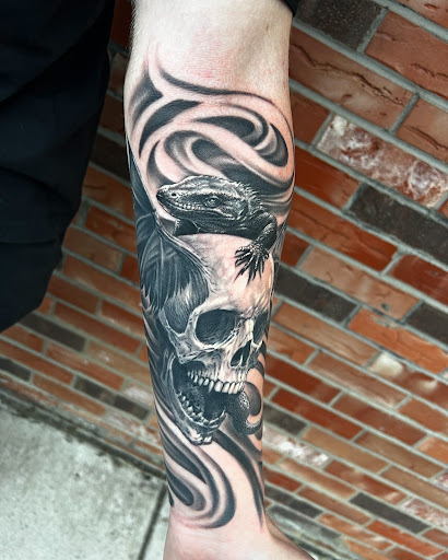 Explore fullmetal alchemist tattoo ideas, creative tattoo ideas in East Peoria, available at Hybrid Art Studios-Tattoos