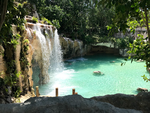 Natural waterfalls in Punta Cana
