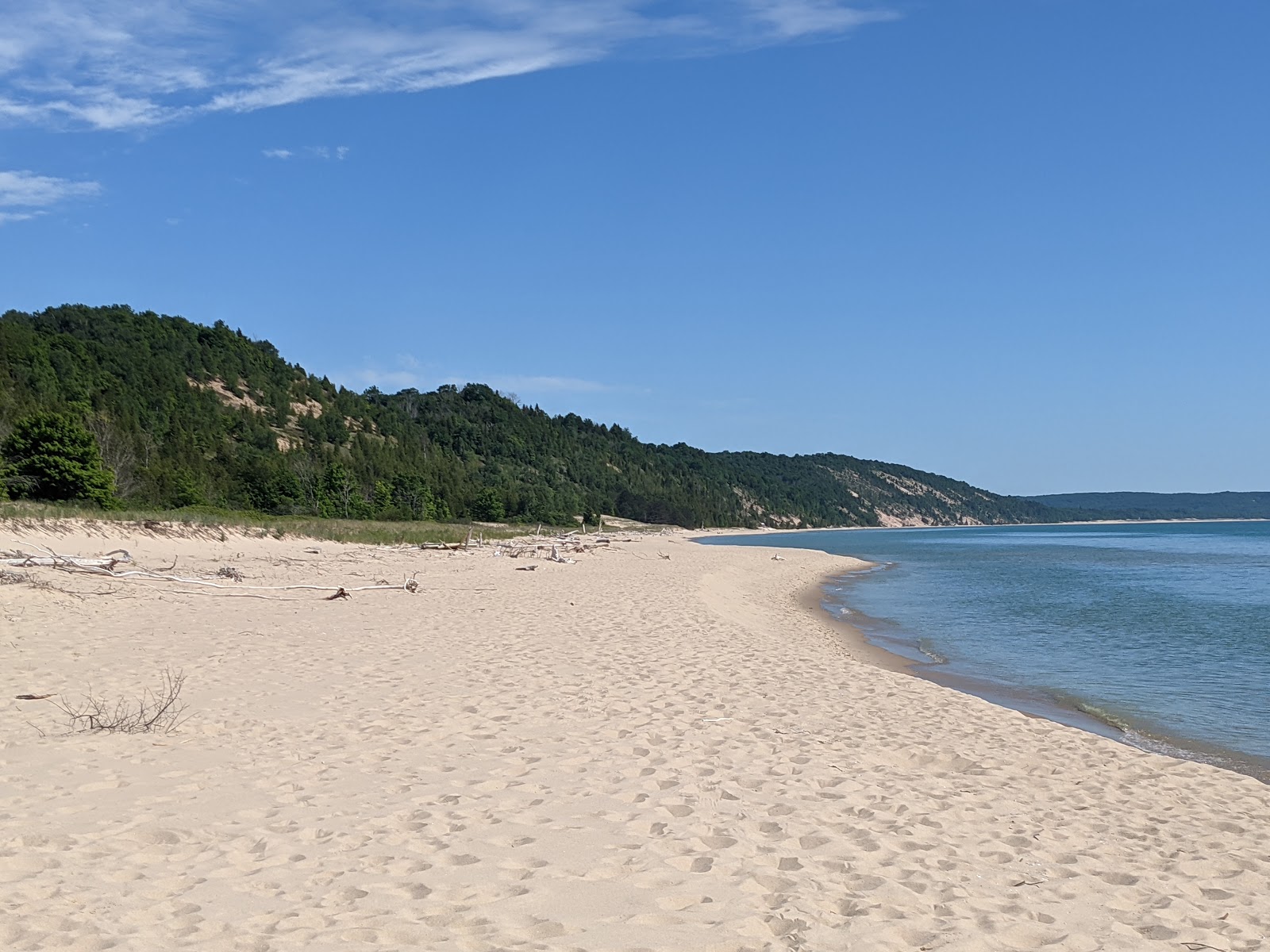 Foto de Elberta Beach (Ebeach) con arena beige superficie