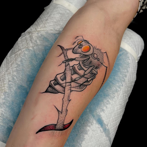 Explore b tattoo ideas, creative tattoo ideas in Southampton, available at Le Uke Tattoo Studio