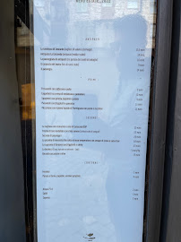 Carte du Ristorante La Gioconda à Cagli