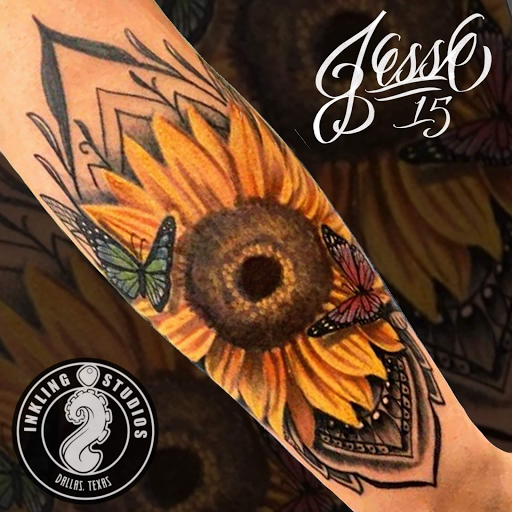 Explore wedding anniversary tattoos ideas, creative tattoo ideas in Dallas, available at Inkling Tattoo Studios