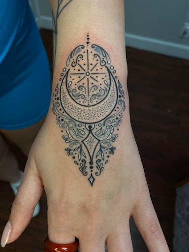 Explore cool upper arm tattoo ideas, creative tattoo ideas in Red Bank, available at Resilient Visions