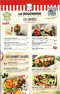 Carte du Restaurant La Boucherie à Orthez