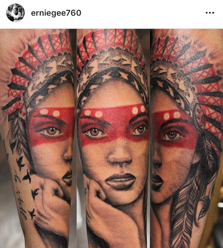 Explore amity affliction tattoo ideas, creative tattoo ideas in Coachella, available at Art & Ink Tattoo Studio