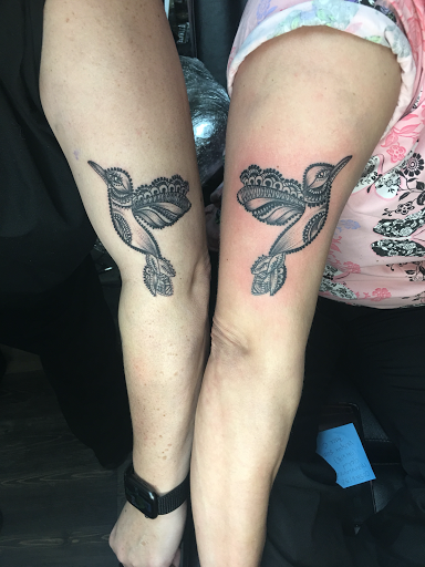 Explore word family tattoo ideas, creative tattoo ideas in Warner Robins, available at Untold Pain Tattoo Studio