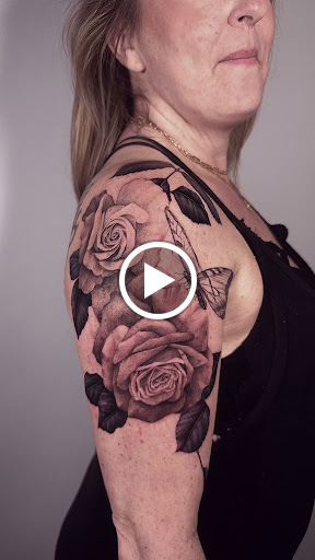 Explore single needle tattoo ideas, creative tattoo ideas in Kissimmee, available at Fallen Sparrow Tattoo Co