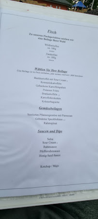 Menu / carte de Seaside Pepelow Restaurant à Am Salzhaff