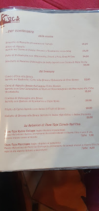 Menu / carte de Farmhouse L'Oca And Graticola Roberto Di Tosetto à Cisterna di Latina