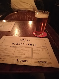 Café du Rendez-Vous à Paris menu