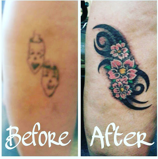 Explore cauldron tattoo ideas, creative tattoo ideas in Albuquerque, available at Staceys Exotic Body Piercing and Tattoo